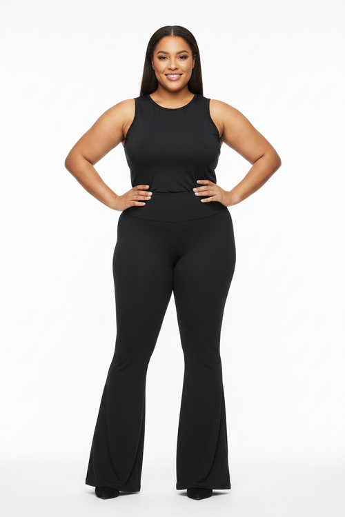 Calza flare pants / Pata ancha algodón