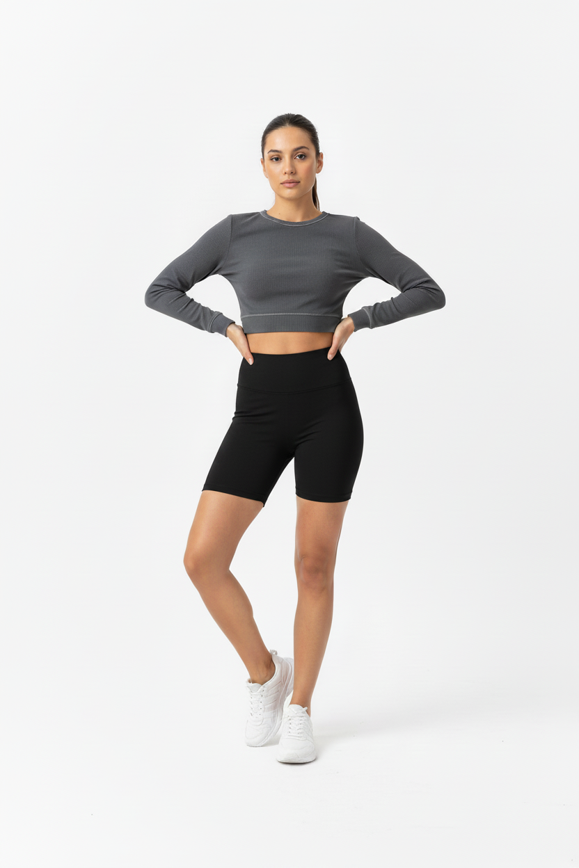 Calza short algodón