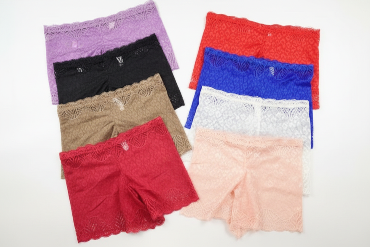 Pantaleta mujer encaje DOCENA SURTIDA