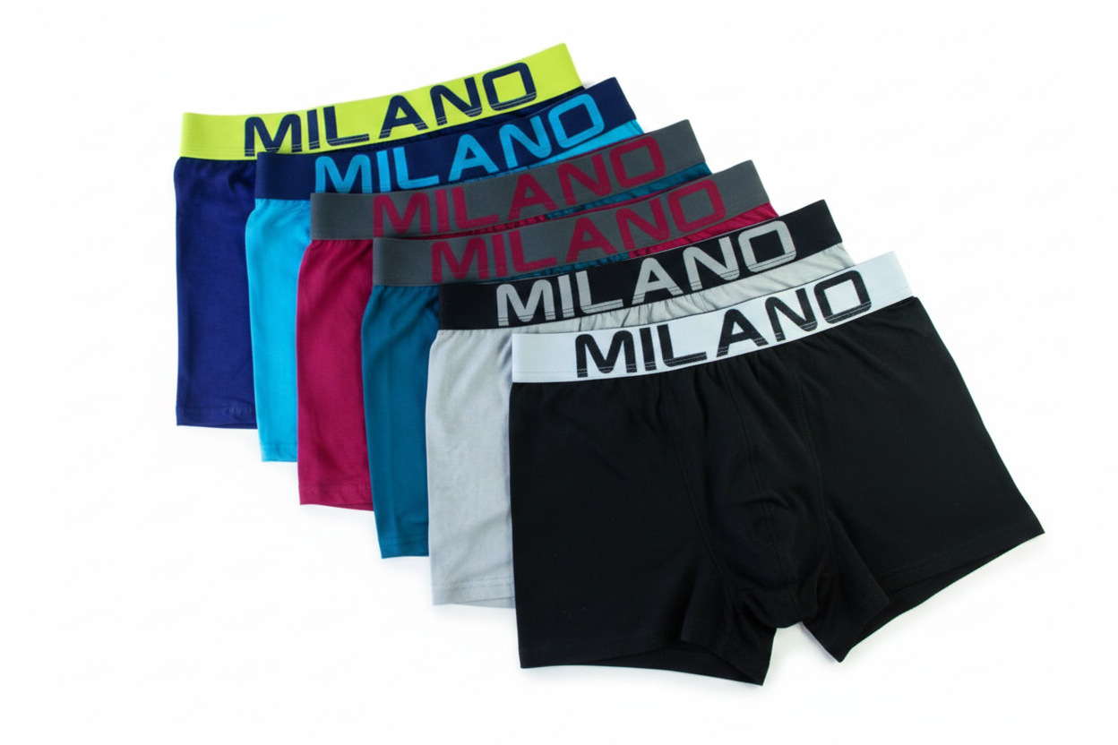 Bóxer hombre algodón Milano DOCENA