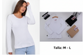Camiseta mujer liso DOCENA SURTIDA