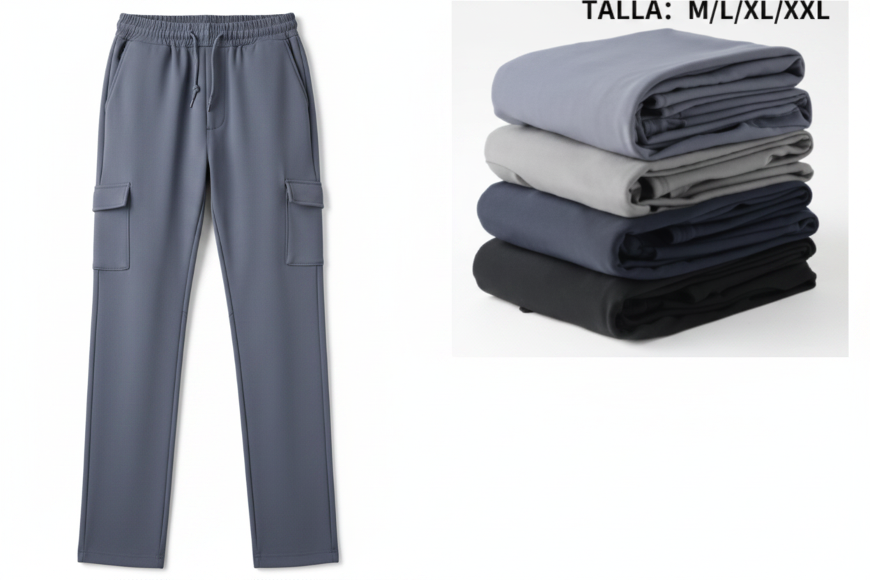 Buzo cargo polar hombre DOCENA SURTIDA