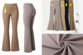 Flare pants lisa primavera DOCENA SURTIDA
