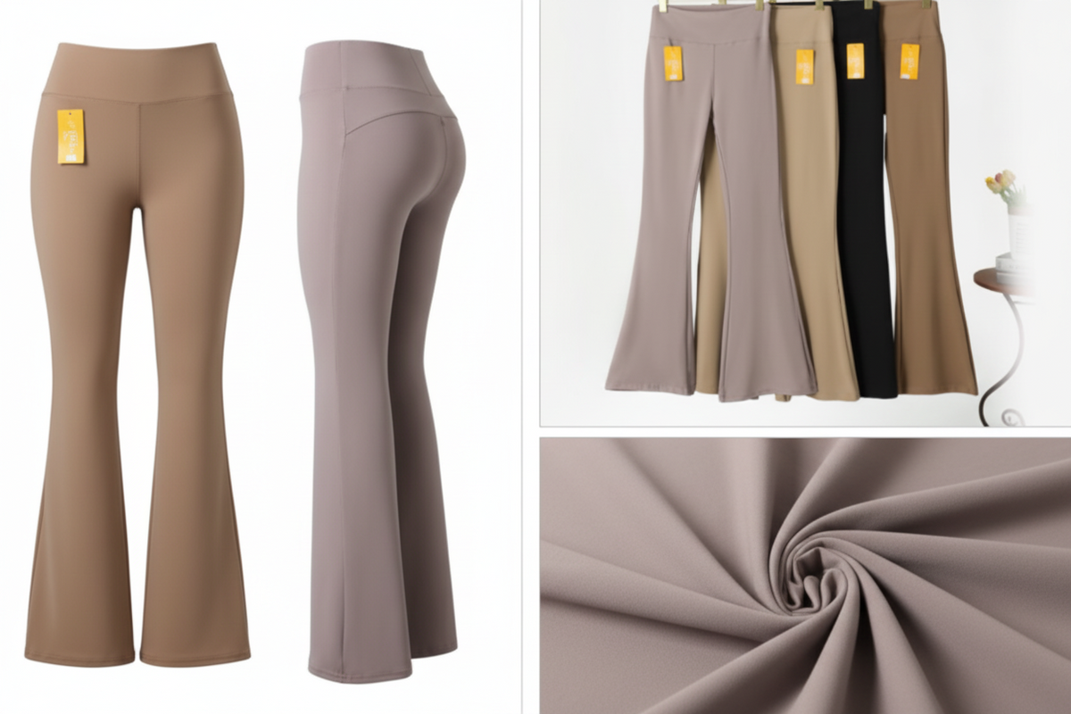 Flare pants lisa primavera DOCENA SURTIDA