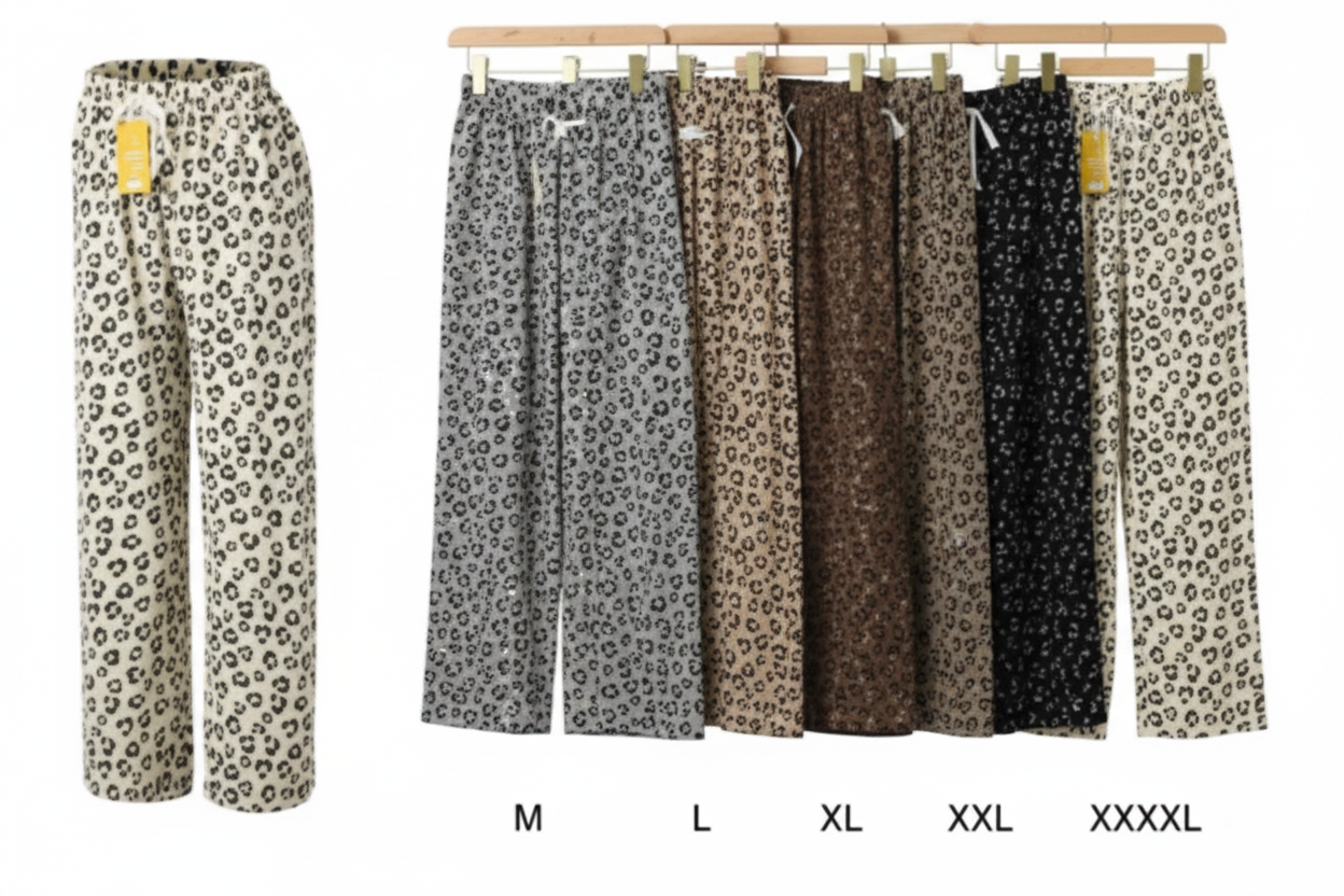 Palazzo animal print DOCENA SURTIDA