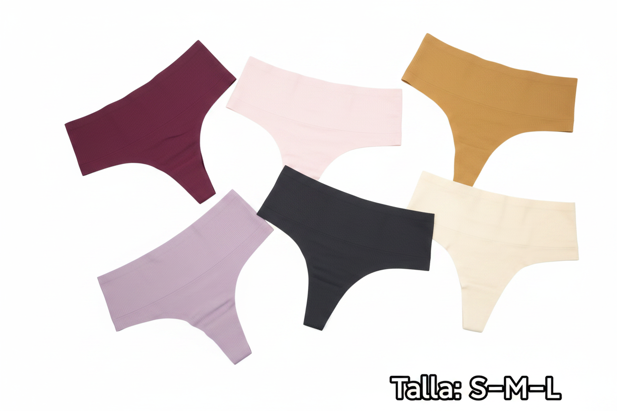 Colaless mujer liso DOCENA SURTIDA